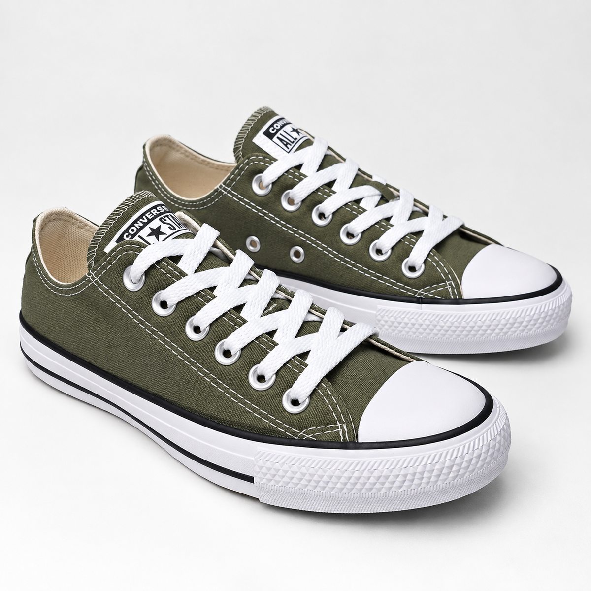 Tênis Converse All Star Cano Baixo Verde Oliva  CT04200003