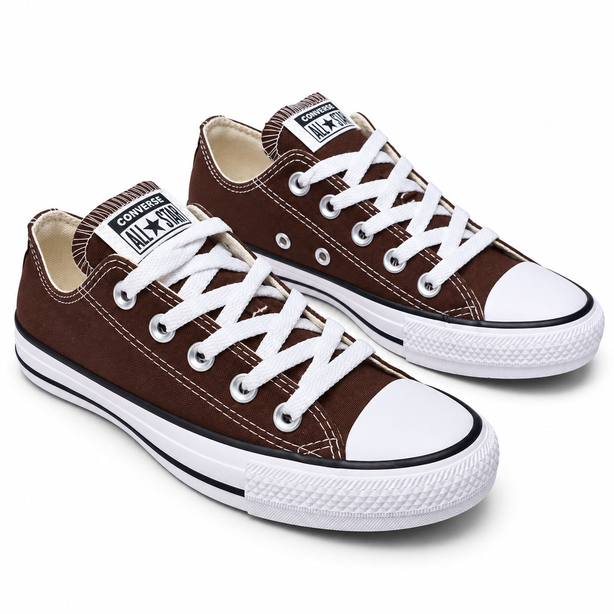 Tênis Converse All Star Cano Baixo Marrom 01 CT04200089