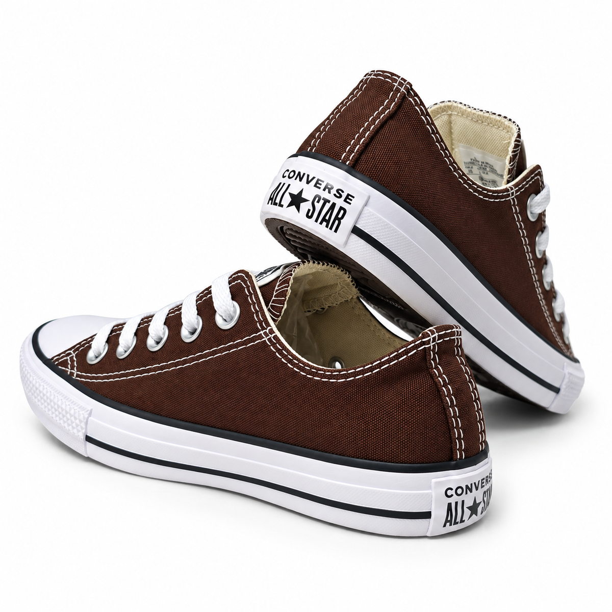 Tênis Converse All Star Cano Baixo Marrom 01 CT04200089