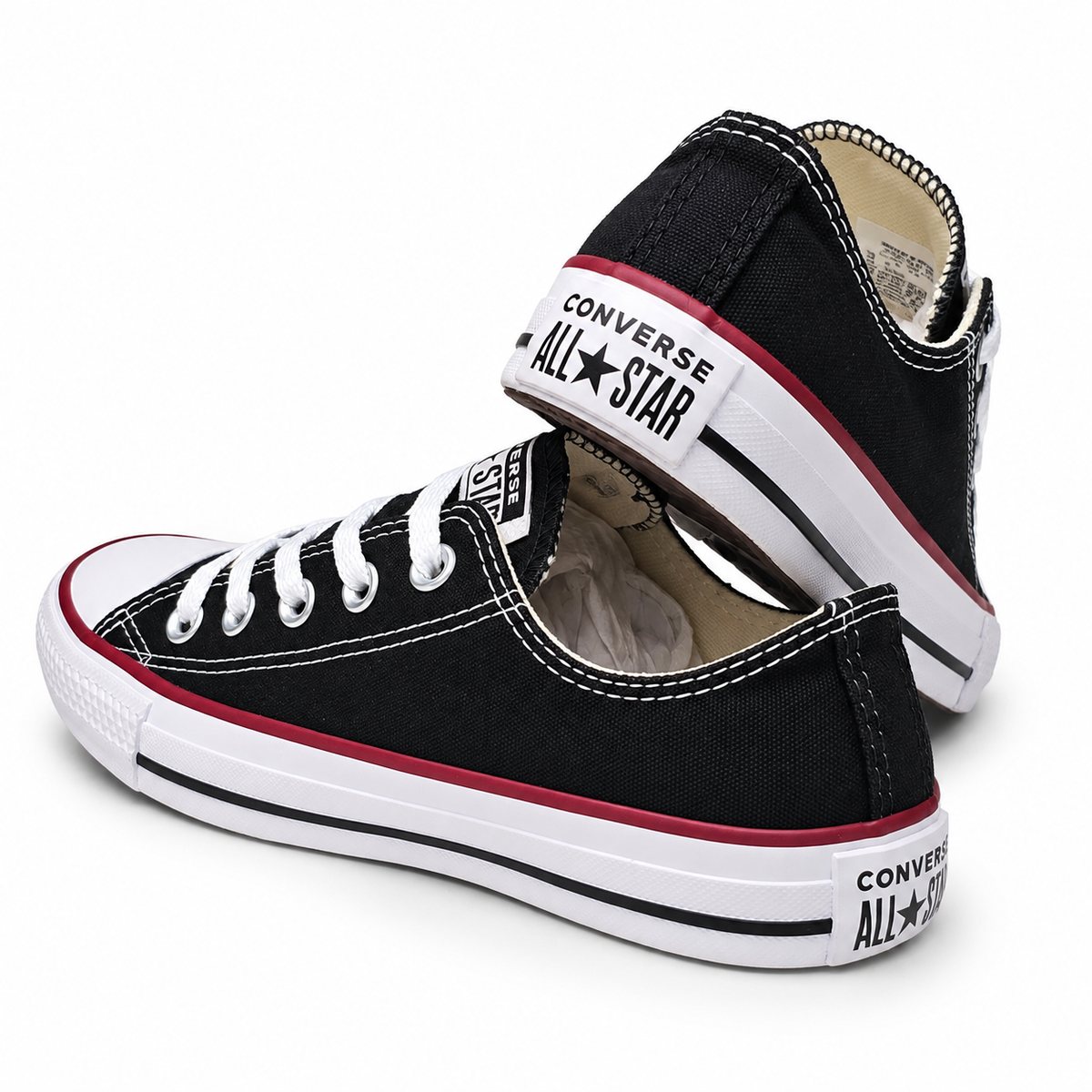 Tênis Converse Infantil Cano Baixo Preto CK00020007