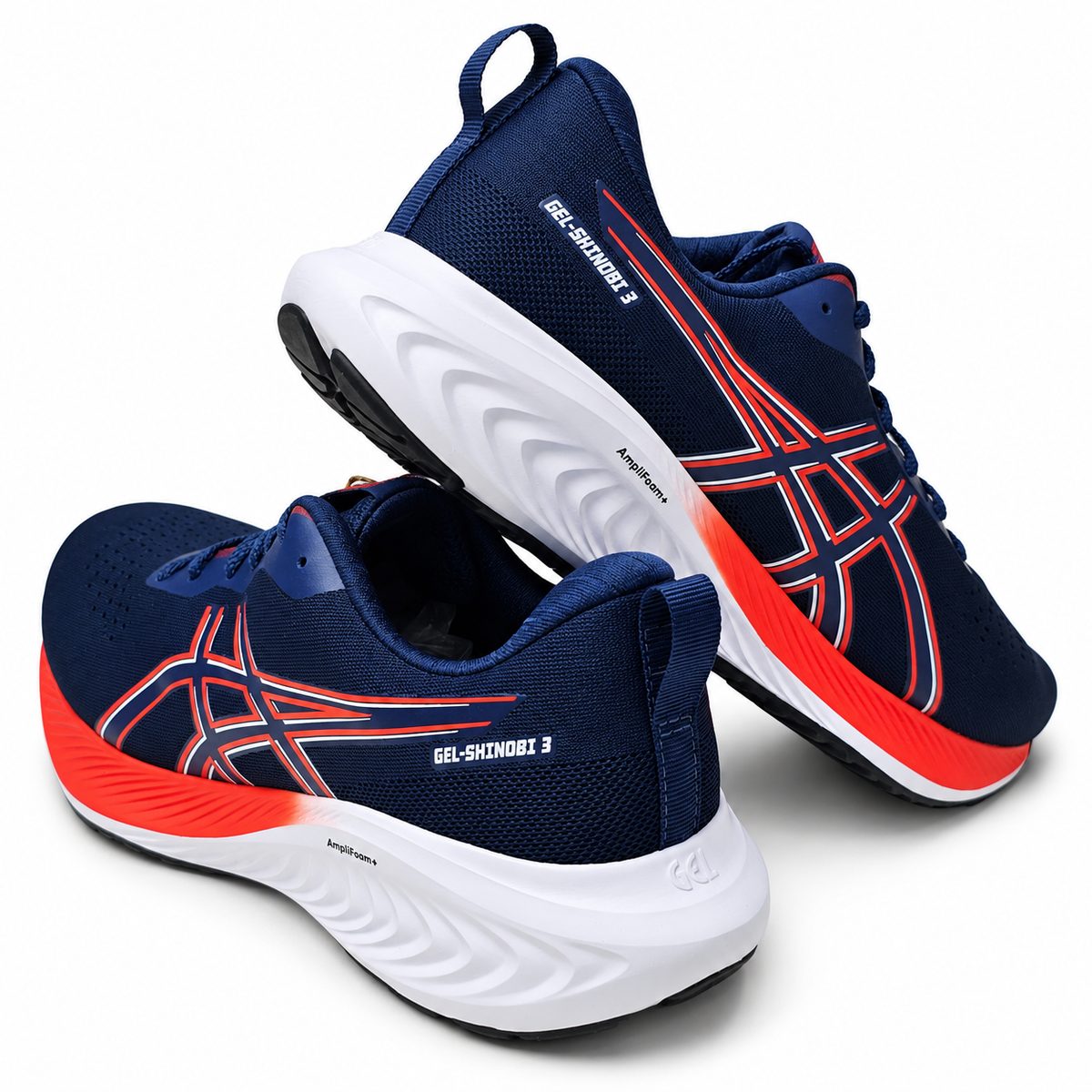 Tênis Asics Gel-Shinobi 3 Laranja/Azul 1011C292.402