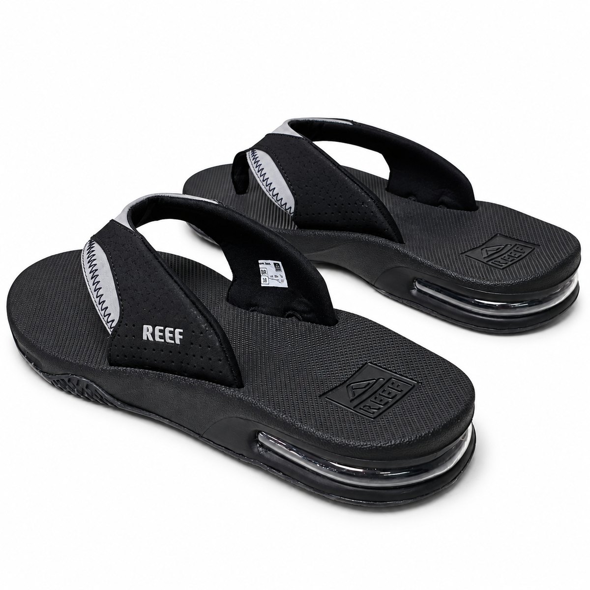 Chinelo Reef Fanning Black/Reflective RF0160100