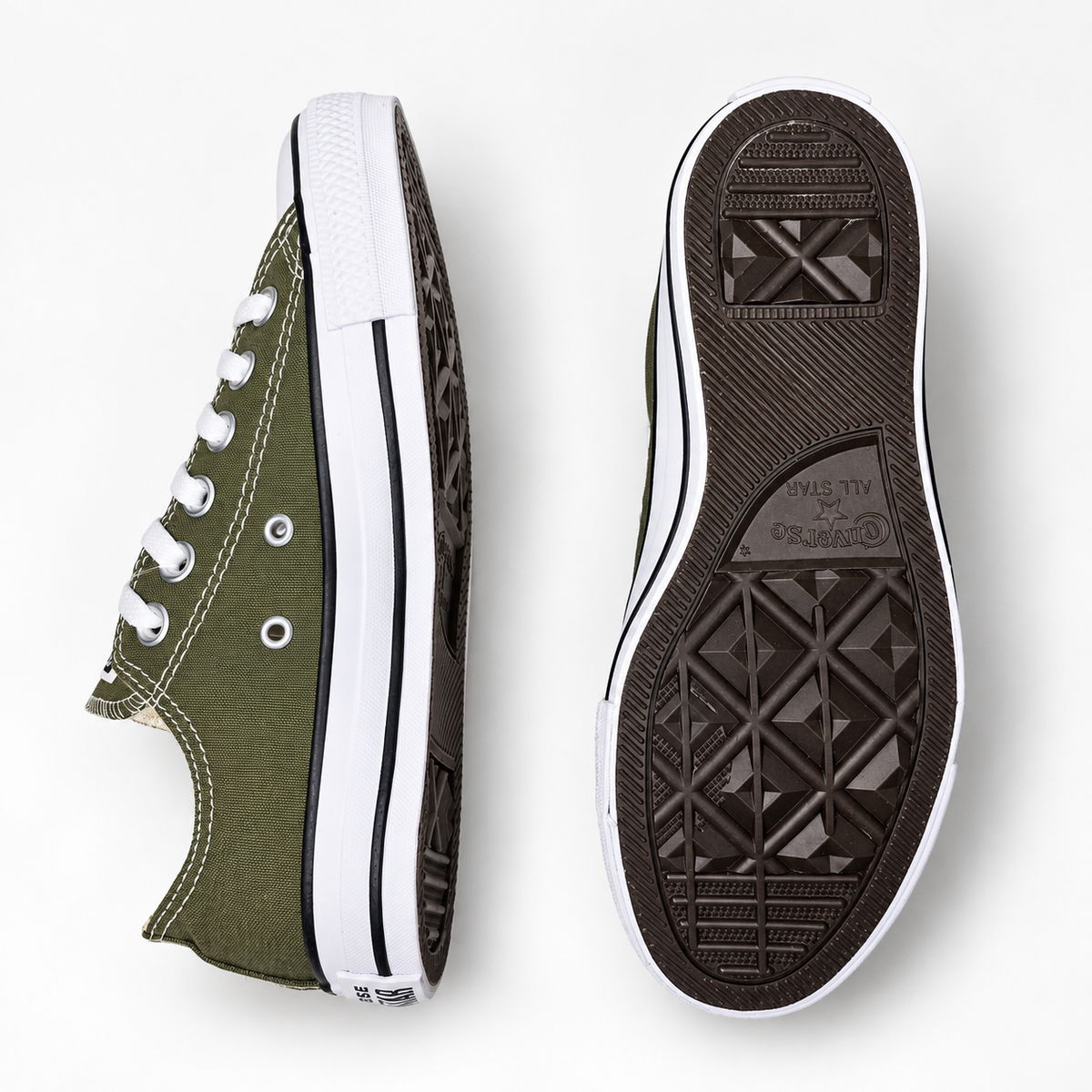 Tênis Converse All Star Cano Baixo Verde Oliva  CT04200003