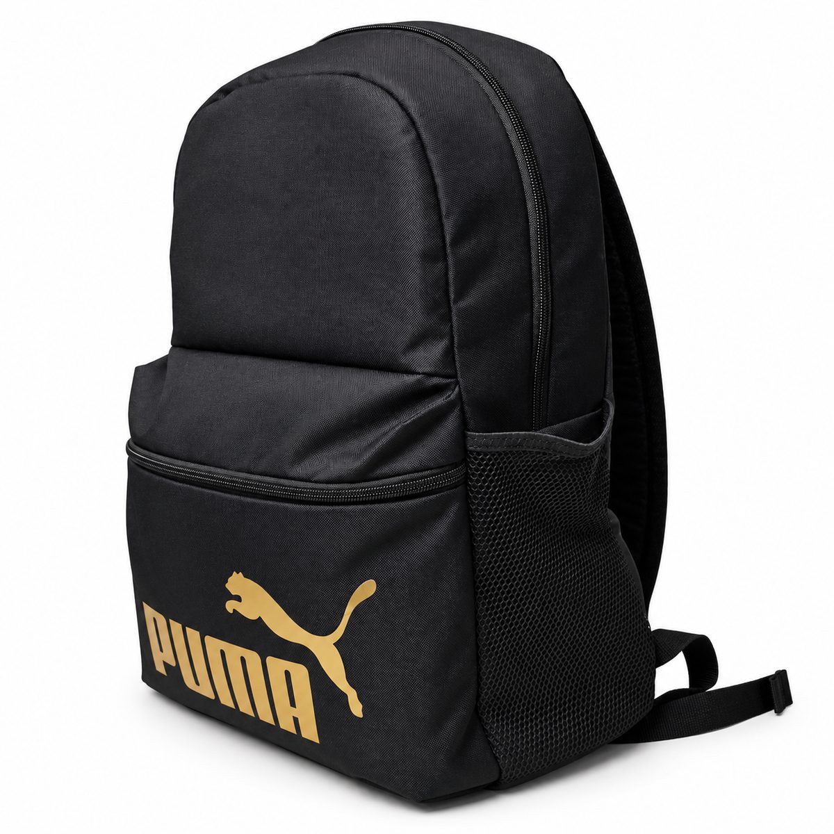 Mochila Puma Phase Preto/Dourado 07548749